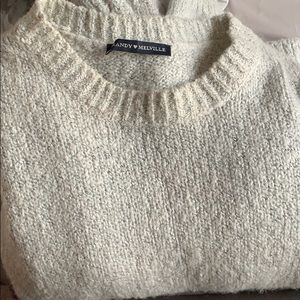 Soft knit crew neck sweater
